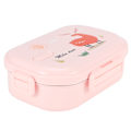 Miniatyrbillede 2 af 8: Isoleret madkasse lækagesikker rustfrit stål Bento-boks japansk madbørnebeholder (Pink )