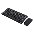 Miniatyrbild 4 av 8: Trådlöst tangentbord Mus Set Ultra Thin Mute Mini Hemmakontor Datortillbehör 2.4G (svart)
