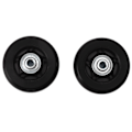 Pikkukuva 7 / 8: 2 kpl matkalaukkujen korvaavat pyörät äänettömät kumipyörät kääntyvät pyörät laakerit korjaussarjat 70x24mm / 2.8x0.9in
