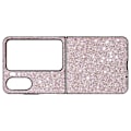 Miniatyrbild 2 av 8: Vikbart phone case ABS Skyddande glänsande cover Anti Drop Case för Find N2 Flip Pink