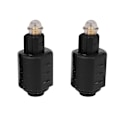 Miniatyrbillede 5 af 5: 2 pakker optisk 3,5 mm hun mini-stik til digital Toslink M lydadapter