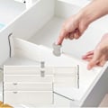 Miniatyrbillede 1 af 5: Skuffeinddeling, sæt med 4 justerbare skuffeinddelere til toiletbord, badeværelse, køkken, kontor