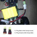 Pikkukuva 4 / 7: Langaton T-liitin, uros ja mini Tamiya set