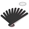 Miniatyrbillede 1 af 5: 10 stk. Professionelle dobbeltsidede 100/180 grit neglefile Emery Board Neglebufferfiler Manicure Pedicure Værktøjer