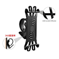 Miniatyrbilde 4 av 5: Avtakbar 360° roterende telefonholder for løping med nøkkelrom for iPhone 6s Plus 7 8 Xs Xr