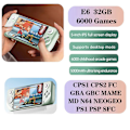 Miniatyrbillede 4 af 5: E6 Håndholdt Spillekonsol 32GB Til PSP PS1 N64 grøn
