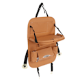 Miniatyrbillede 2 af 8: Universal sæde ryglæn taske foldbar organizer pad drikke stol opbevaringslomme bil tilbehør (gul)