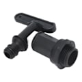 Miniatyrbillede 2 af 8: IBC Tote Tank Adapter Dyse Afløbsslange Hane Stik Fitting Del Tilbehør Plastik Gevindforbindelse