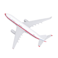 Miniatyrbild 7 av 8: Flygplansmodell i flera syften, innovativt simuleringsmodell i legering för passagerarflygplan för samling och presentation