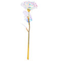 Miniatyrbild 6 av 8: Transparent rosblomma med kärleksformad displayställ hantverkssamling lila förpackningslåda vit och färg