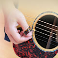 Miniatyrbild 5 av 5: 4 Stycken Tumme Finger Gitarrplektrum Celluloid Mediator Tumplektrum För Akustisk Elektrisk Gitarr Tjock