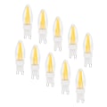 Miniatyrbillede 2 af 8: 10 stk. G9 dæmpbar lang filament BiPin LED-pære til hjem og bilbelysning 3W AC220V