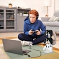 Miniatyrbilde 5 av 5: Spillkontrollerstativ, Spillhåndtakstativ, Hodetelefonhenger, Universelt spillkontrollerstativ, Avtakbart oppbevaringsstativ, 3 lag