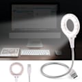 Miniatyrbilde 3 av 8: Universal høy lysstyrke bærbar USB 18 stk LED-lampe Blubs Light for PC/ Laptop Hvit