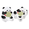 Miniatyrbillede 5 af 8: 20 stk. Panda-patches, broderi, klæbemærker i stof, farve, håndlavet, gør-det-selv, strygemærkat