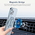 Miniatyrbilde 5 av 5: Silikon grep telefonholder for iPhone 14/13/12 Pro/Max/Plus med Magsafe og magnetisk ring