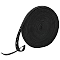 Miniatyrbild 2 av 8: Elastiskt band Bredd 2cm Stickad spole perukband för sömnad Kläder Byxor Bälten Peruker DIY HantverkSvart