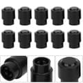 Miniatyrbillede 6 af 8: 10 STK. Pickup Switch Tip Cap Knop Elektrisk Guitar Del Tilbehør Knop Cap Sort