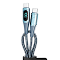 Miniatyrbild 7 av 8: Snabbladdningsdatakabel PD LED Digital Display USB-datakabel för bärbar dator surfplatta telefon 6,6 fot blå