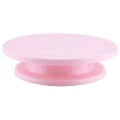 Miniatyrbillede 1 af 8: Kageudsmykning Drejeskive Roterende Drejestand Bagning Dekoration Værktøjssæt (Pink)