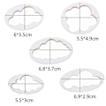 Miniatyrbilde 2 av 5: 5 stk. Sky Fondant Kutter Plastikkake Kakeform