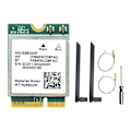 Pikkukuva 1 / 5: MT7925 WIFI 7 -kortti + 2x antennia 5400Mbps 2.4G/5G/6G WiFi -korttisovitin