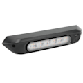 Miniatyrbilde 8 av 8: Dobbel farge LED markiselys RV veranda lys 8W vanntett bruksstripe lys for yacht campingvogn svart skall