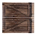 Miniatyrbilde 2 av 8: Tredørstil Stue Soverom Vindu Semi Blackout Semi Shade Trykkgardin 170 * 200 cm