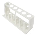 Miniatyrbilde 8 av 8: 2 stk 6 hull 6 søyler testrørstativ hvit plast sentrifugerørholder Labrekvisita