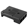 Miniatyrbillede 2 af 8: Skal Beskyttende Etui Frosted Etui Cover ABS til Raspberry Pi 3B 3B+ E Style med Skruer (Sort)