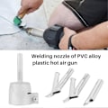 Pikkukuva 2 / 5: 4-nopeuksiset hitsaussuuttimet vinyyli PVC-muoville, kuumailmakolmio, nopea suutin, 5 mm pyöreä hitsauspää