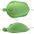 Miniatyrbillede 2 af 4: Sød dyre-skildpaddeformet USB-kablet mus Optisk mus egnet til bærbar computer