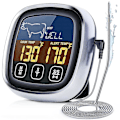 Miniatyrbild 1 av 5: Digital Kötttermometer för Kök med LCD-Timer och Temperaturgivare