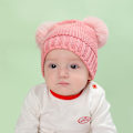Miniatyrbild 4 av 8: Baby Kids Scarf Hat Gloves Set för pojkar och flickor Höst Vinter Varma Stickade Mössa Halsduk Vantar Set