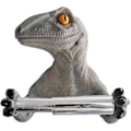 Miniatyrbild 1 av 3: Tecknad Dinosaurie Toalettpappershållare Väggmonterad Fri Förvaring Toalettpappershållare För Kök Duschrum - Grå