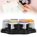 Miniatyrbilde 5 av 8: Petal Inkpad 8 farger vannbasert DIY håndstempelpute Sterk dekning for vanlig papir (1012 Retro Fashion )