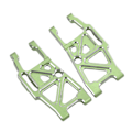Miniatyrbild 5 av 8: RC främre och bakre nedre upphängningsarm set aluminiumlegering RC svingarm set för Traxxas 1/10 MAXX 2.0 RC bilar grön