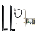 Miniatyrbillede 1 af 8: 7265NGW WIFI Kort Adapter 2.4GHz 300Mbps 5GHz 867Mbps BT 4.2 Desktop Computere Internet Adapter til Kontor Hjem PC