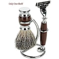 Miniatyrbilde 3 av 5: Barberkostholder, holder i rustfritt stål for barberkost for menn