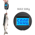 Miniatyrbilde 4 av 5: 110lb / 50kg Fiskvekt Bærbar LCD Bakgrunnsbelyst Digital Fiskevekt Hengevekt