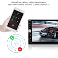 Miniatyrbilde 8 av 8: 7-tommers 2Din HD bilmultimedie MP5-spiller USB/TF stereo FM-radio håndfri samtale