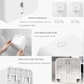 Miniatyrbillede 4 af 5: Hvid 2 stk. Toiletpapirholder, vægmonteret toiletpapirholder, papirdispensere og rulleholdere, vandtæt/støvtæt - til badeværelse/toilet