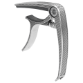 Miniatyrbilde 1 av 6: Universal høystyrke metall capo for 6-strengs akustiske og elektriske gitarer - Silver Performance Capo