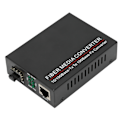 Miniatyrbilde 5 av 8: Fiber Transceiver Holdbar TBC‑MC3300E‑SFP 100M SFP RJ45 Fiberoptisk Router 100‑240VUK Plugg