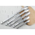 Miniatyrbilde 5 av 5: Serveringsklyper i rustfritt stål for matlaging, camping, BBQ (12\" 3 stk)