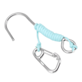 Miniatyrbillede 4 af 8: Dykning Enkelt Krog 316 Rustfrit Stål Anti-Tabt Rev Krog med Lanyard Glow in The Dark til Undervands Scuba Dykning Blå