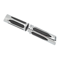 Miniatyrbilde 8 av 8: 2 stk 25mm motorsykkelgrep Antiskid grepjustering håndgrep for Touring 883 120 Custom Chrome
