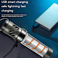 Miniatyrbilde 2 av 4: Myggdreper, USB-lading Buzzbug Myggfanger, Buzzbug Lanterne, Anti-myggenhet Bærbar for Hjem, Camping, Piknik -GSL FF GY ZD W
