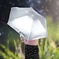 Miniatyrbillede 6 af 8: Mini Bærbar Anti UV Sol Regn Beskyttelse Paraply Dame Dame 5 Folde Parasoller