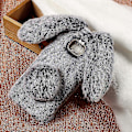 Miniatyrbillede 2 af 5: Bunny Design Rhinestone Plysset TPU Telefon Cover til Samsung Galaxy S8 Zekai Grå Style C Samsung Galaxy S8